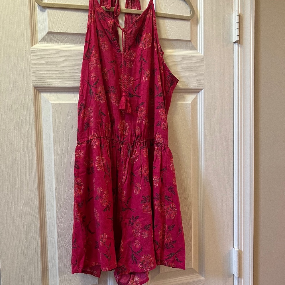 Hollister Tie Front Romper